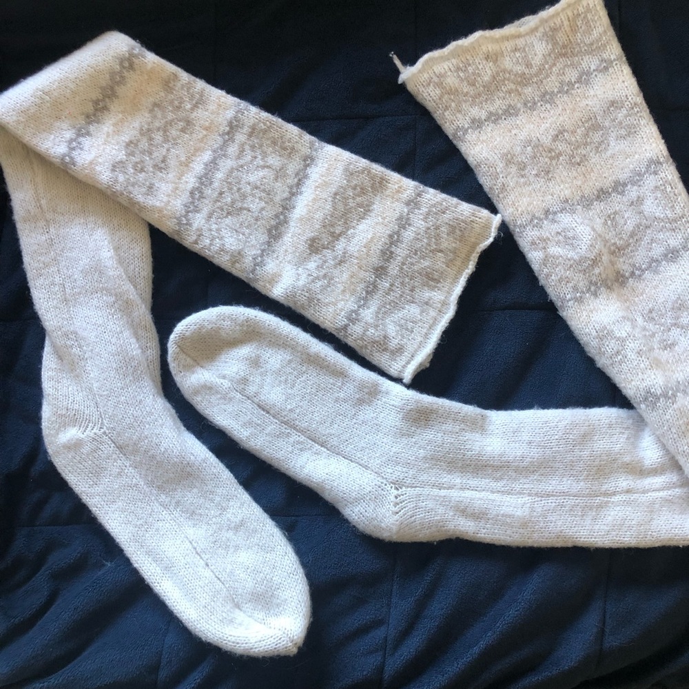 Over the knee socks